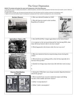 The Great Depression