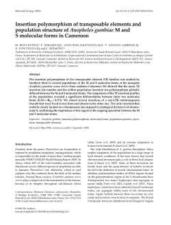 Insertion polymorphism of transposable elements - MiVEGEC