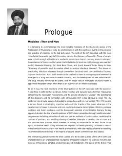 Prologue - The Association of Physicians of India