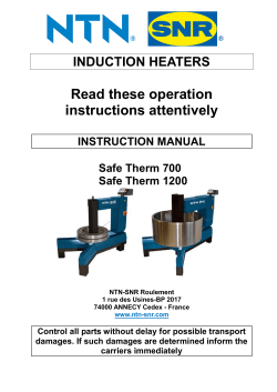 Read these operation instructions attentively