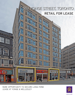563 yonge street, toronto - Ashlar Urban Realty Inc.