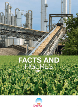 FACTS AND - Tereos Coproduits