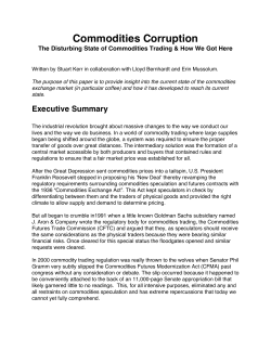 Coffee Speculation White Paper FINAL