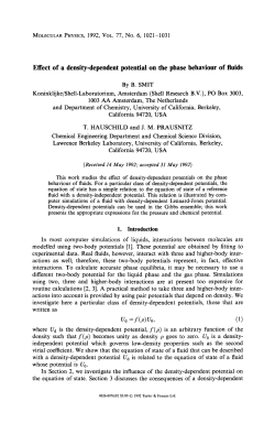 Effect of a density-dependent potential on the phase