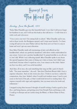Excerpt from The Hired Girl