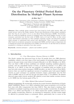 On the Planetary Orbital Period Ratio Distribution In Multiple Planet