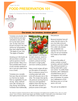 food preservation 101