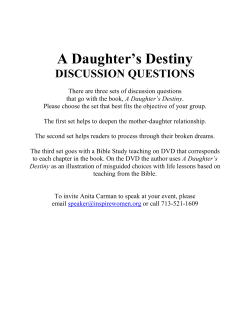 For Mother Daughter Relationships