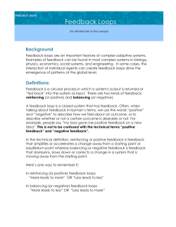 Feedback Loops
