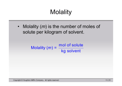Molality
