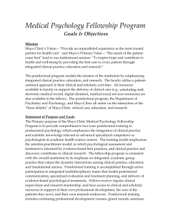 Medical Psychology Fellowship Program