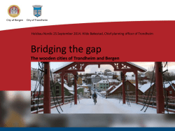 Bridging the gap - Forum Holzbau Nordic