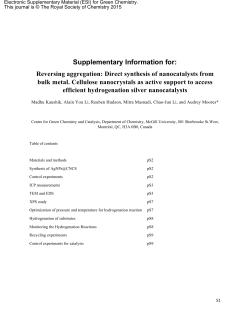 Supplementary Information for