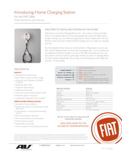 Introducing: Home Charging Station