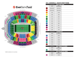 2014 JACKSONVILLE JAGUARS GROUP PRICING