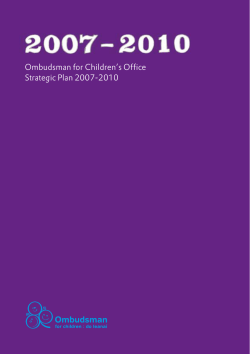 OCO Strategic Plan 2007-2010