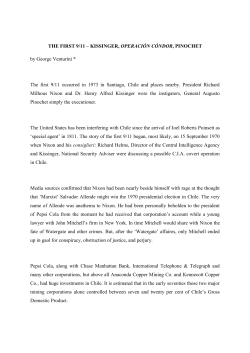 the first 9/11 &ndash; kissinger, operaci&oacute;n c&oacute;ndor, pinochet