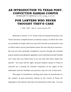 An introduction to Texas post