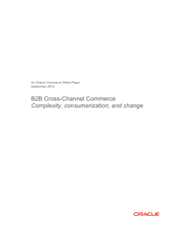 B2B Cross-Channel Commerce