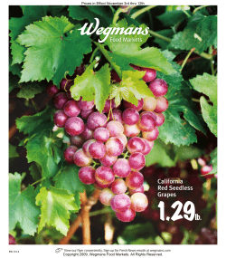 California Red Seedless Grapes