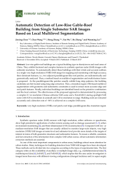 Automatic Detection of Low-Rise Gable