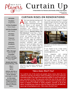 Curtain Up - Bay City Players