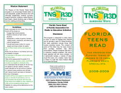 florida teens read - Florida Association for Media in Education