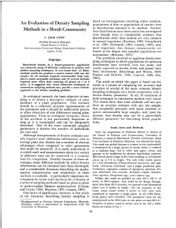 of Density Sampling An Evaluation Methods in a L