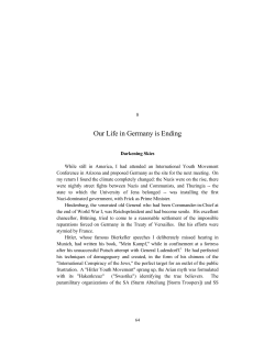Our Life in Germany is Ending