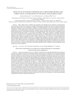 effects of sunlight exposure on carotenoid