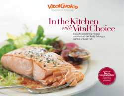 In the Kitchen with Vital Choice
