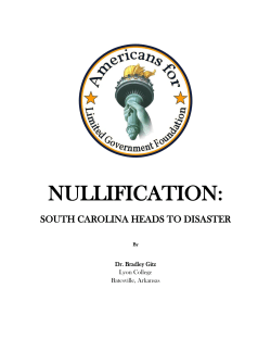 nullification - Americans for Limited Government
