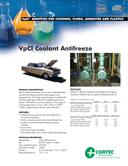 VpCI Coolant Antifreeze
