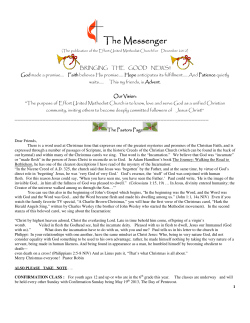 The Messenger - Effort United Methodist Church