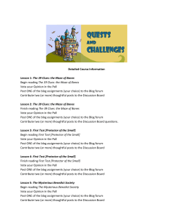 the Maze of Bones Begin reading The 39 Clues: the Maze of Bones