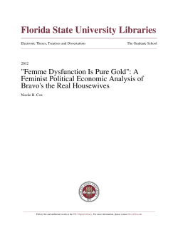 Femme Dysfunction Is Pure Gold: A Feminist Political