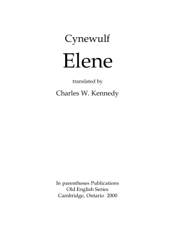 Charles W. Kennedy: Elene