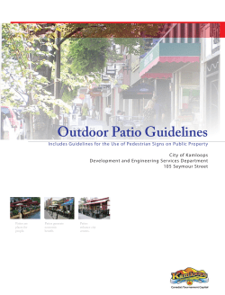 Outdoor Patio Guidelines