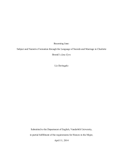 Becoming Jane: Subject and Narrative Formation