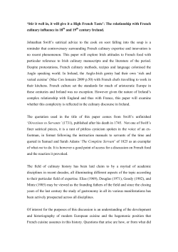 Stir It In Well, It Will Give a High French Taste: the