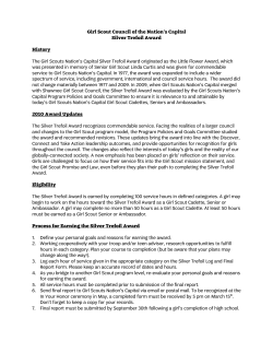 Silver Trefoil Guideline changes