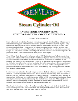 cylinder oil specifications how to read them and