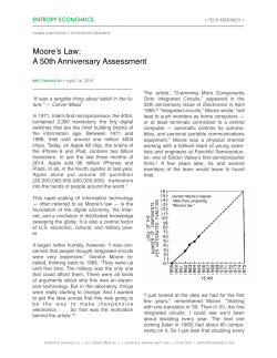 Moore`s Law - Bret Swanson