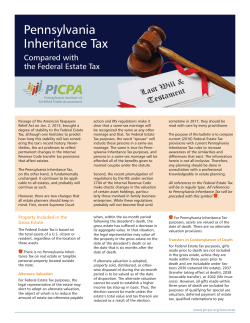Pennsylvania Inheritance Tax