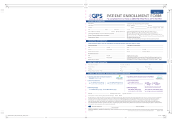 patient enrollment form