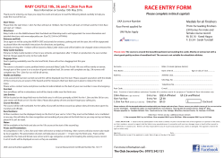 RABY CASTLE 10k, 5k and 1.2km Fun Run