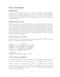 Polar Coordinates