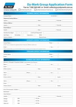 Dy-Mark Group Application Form