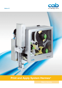 Catalog Print and apply systems Hermes+
