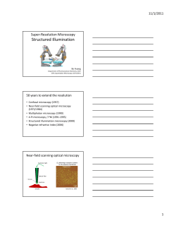 II. Patterned Illumination